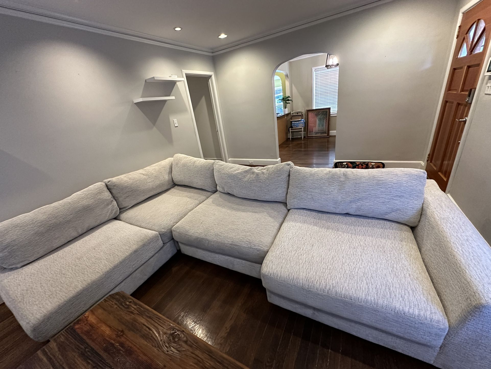 Cloud Couch | White Sectional (12 feet) - Cindy Crawford