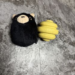 Black Bear And Honey Super Chewer Dog Toy
