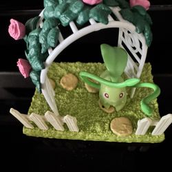 Pokemon Chikorita Figure Garden Afternoon of Sunshine Collectible 3-Inch Toy