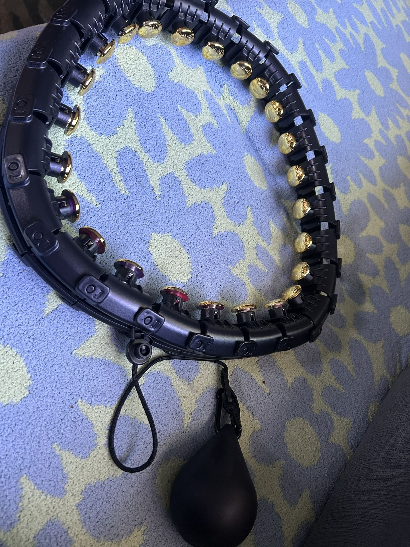 Smart, weighted, hula hoop