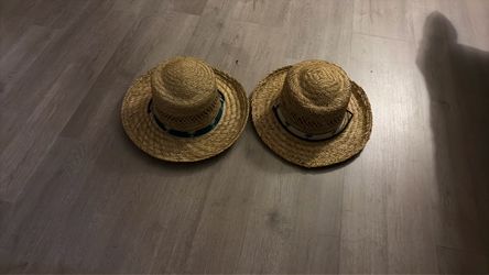 Straw Sun Hats – Set of 2