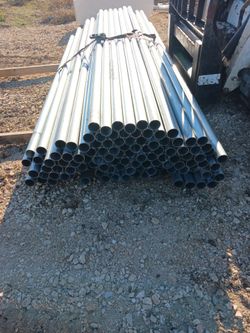 Metal pipe 8ft-  2-3/8  $16 13gauge