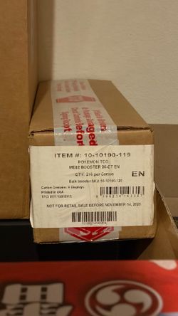 Pokemon Phantasmal Flames Booster Box Case