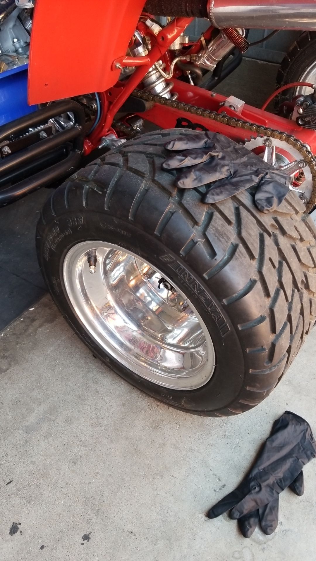 Yamaha banshee street tires and rims