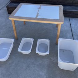 IKEA flisat Sensory Children’s Table Desk With Inserts