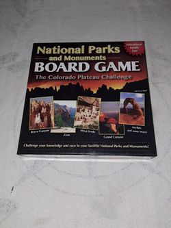 National Parks The Colorado Plateau Challenge Board Game In Excellent New Condition (Is Complete Nothing Missing)