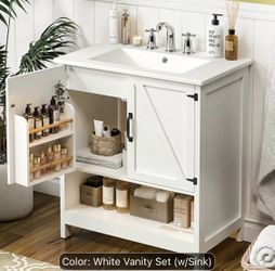Bathroom cabinet+ sink