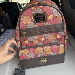 Disney Loungefly Lion King Backpack And Wallet