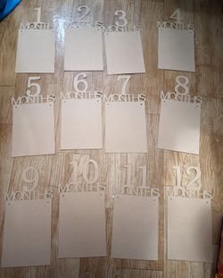 Monthly Photo Banner 1-12 Mths