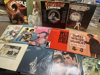 12 Soundtrack Vinyl Records All Are Scratched