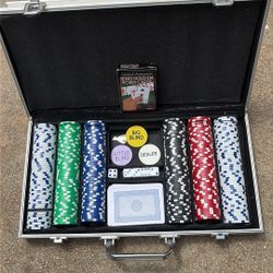 Poker Case, Chips, & Cards