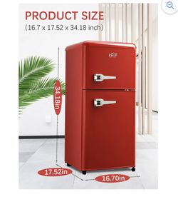 Krib Bling 3.5 Cu.ft Compact Refrigerator for Sale in Upland, CA
