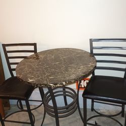Table W/ 2 Chairs 