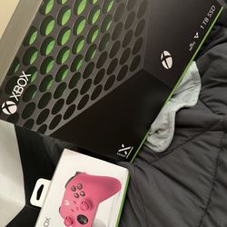 Series X and pink controller