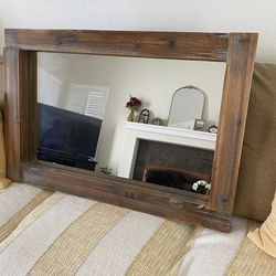 Wooden Mirror