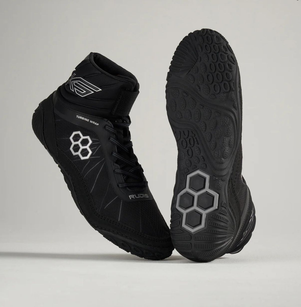 KS TURBINE ADULT WRESTLING SHOES MIDNIGHT CHROME