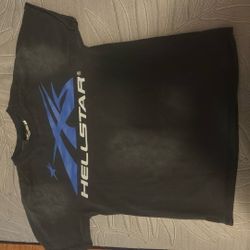 Size Small Oversized Blue Hellstar Shirt