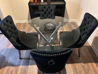 5-Piece Pedestal Dining Set