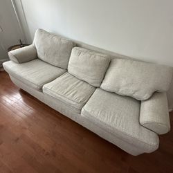 Raymour & Flanigan 3-Seater Sofa Convertible – Light Beige – Excellent Condition – $280 (OBO)