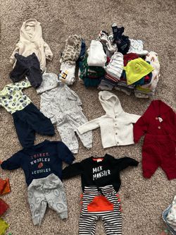 Newborn to 3-6 months clothes and sleep sacks