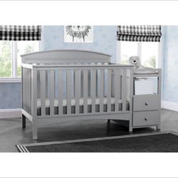 🧨LIQUIDACIÓN 🧨 CUNA GRIS CONVERTIBLE 4 en 1. / BABY CRIB 💥 $248 ❤️