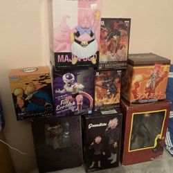 Anime Figures $200 Naruto, Dragon Ball, One Piece And Demon Slayer