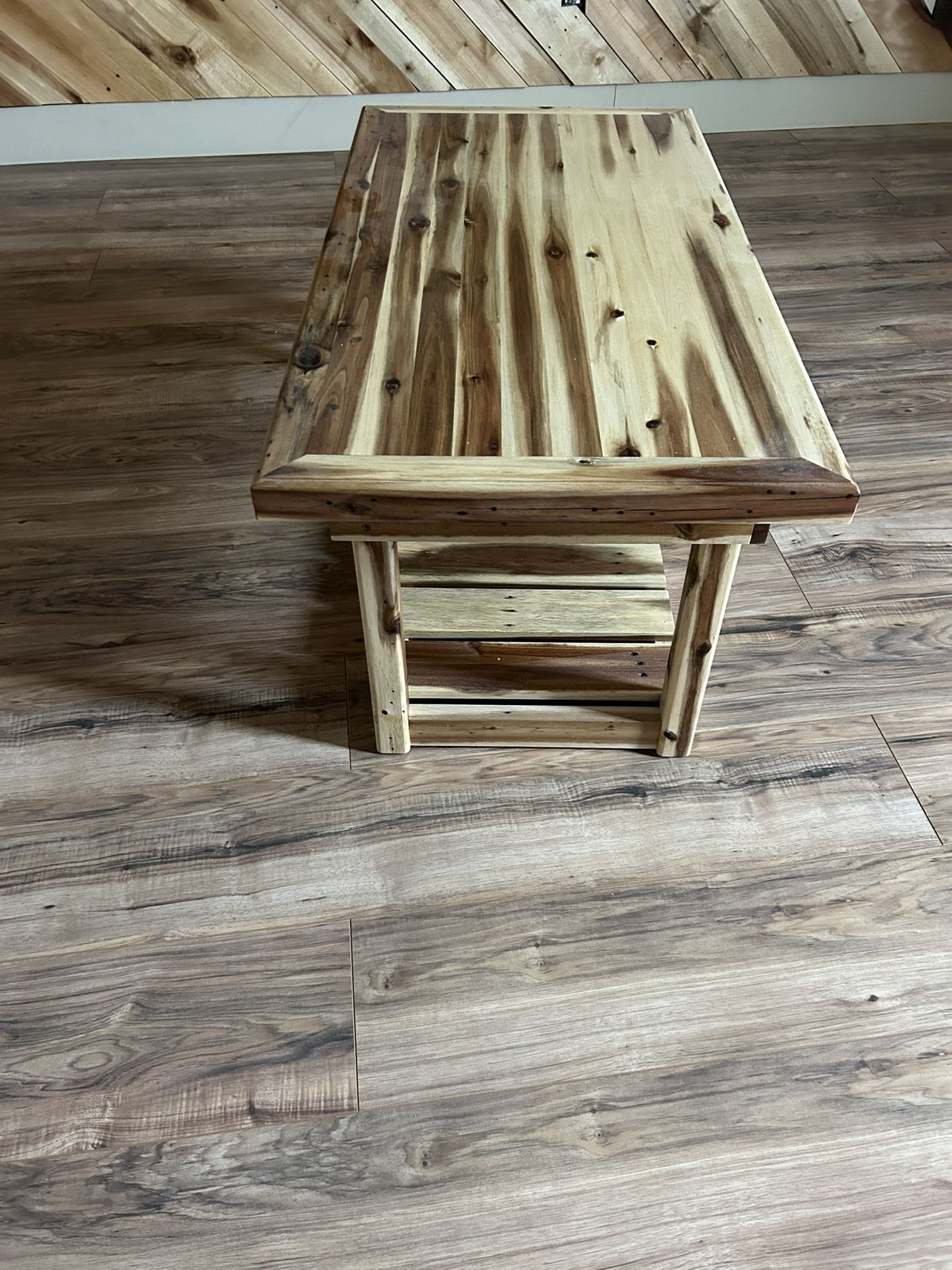 Hand Crafted Acacia Coffee Table
