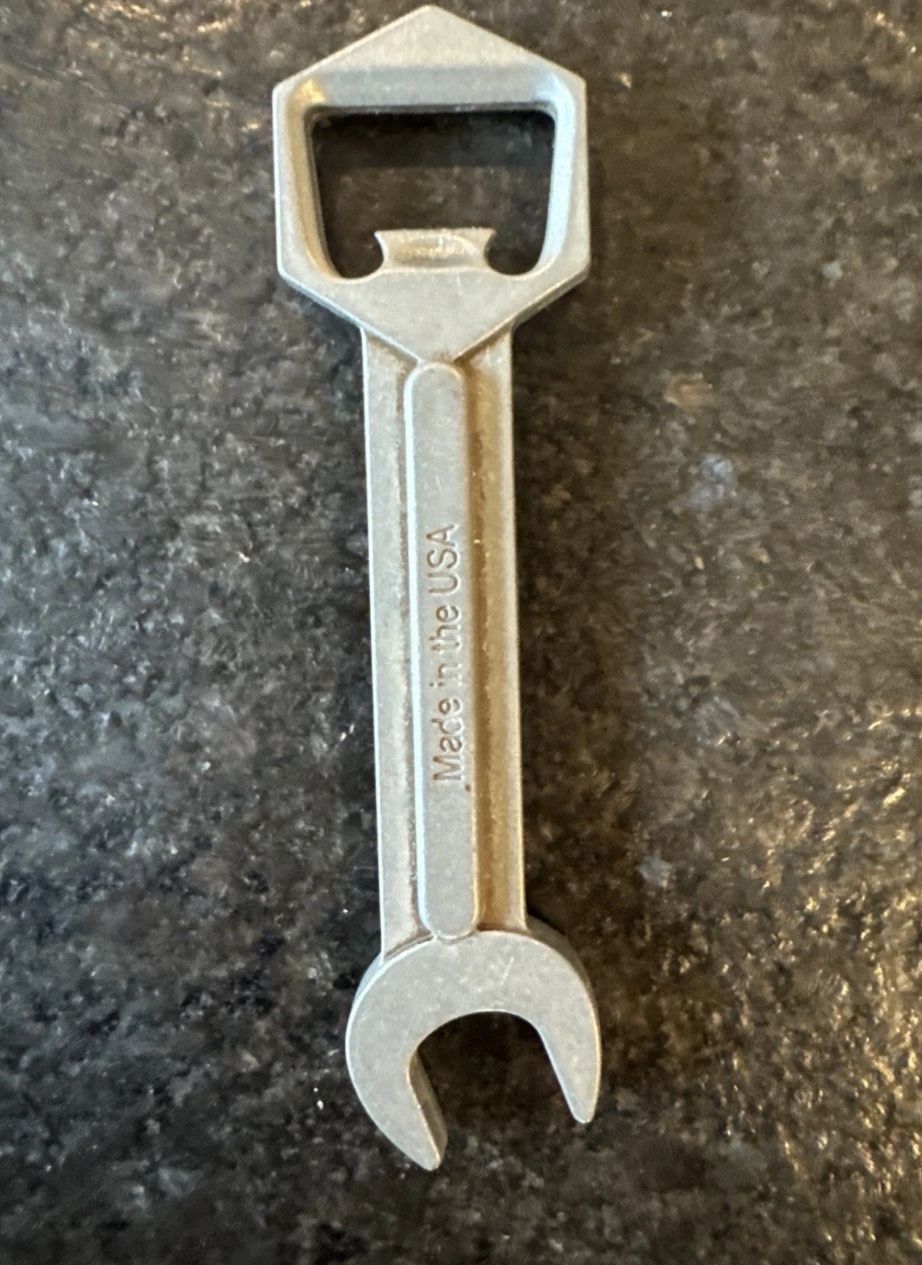 Vintage Copenhagen 1/2" Inch Open End Wrench With Bottle Opener