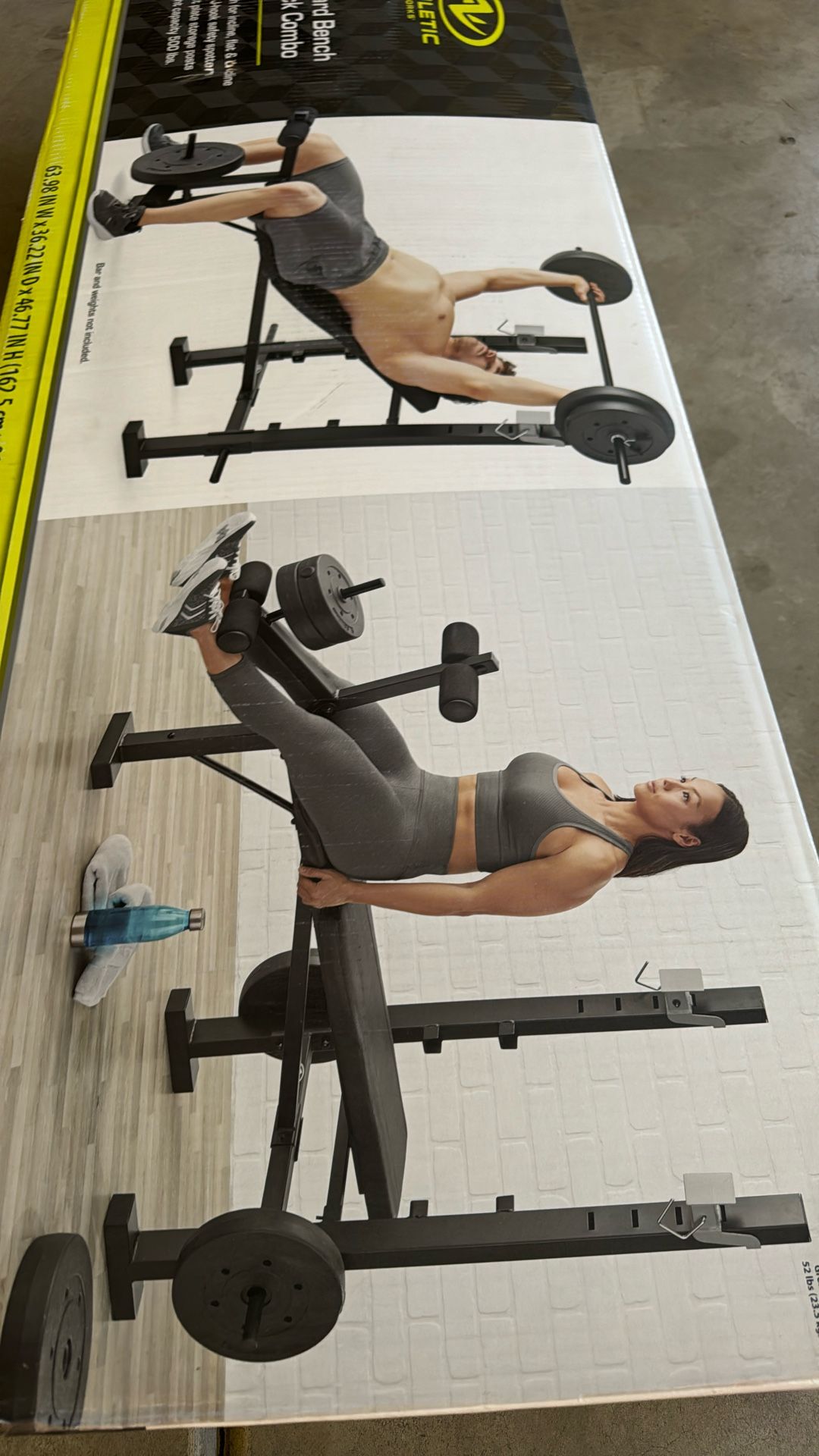 Standard Bench Press And Rack Combo