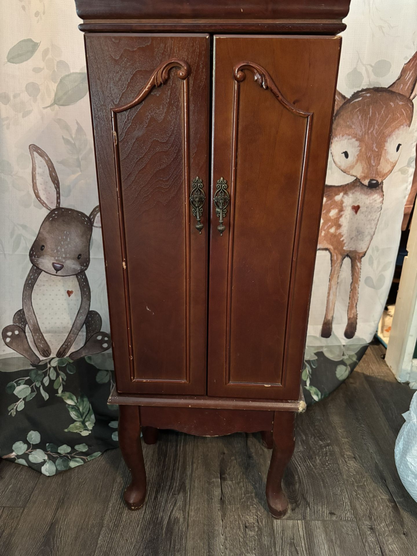 Wooden Jewelry Cabinet