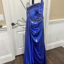 BLUE FORMAL COCKTAIL DRESS!! ONE OF A KIND