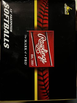 New Rawlings Softballs