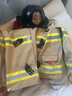 Kids Firefighter Costume Set with Helmet