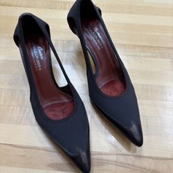 Donald J Pliner Couture Women’s Dark Brown Heels Size 8M, Made in Italy