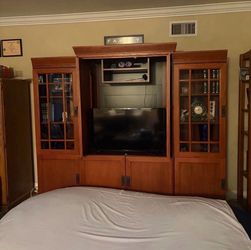 Wooden Entertainment Center