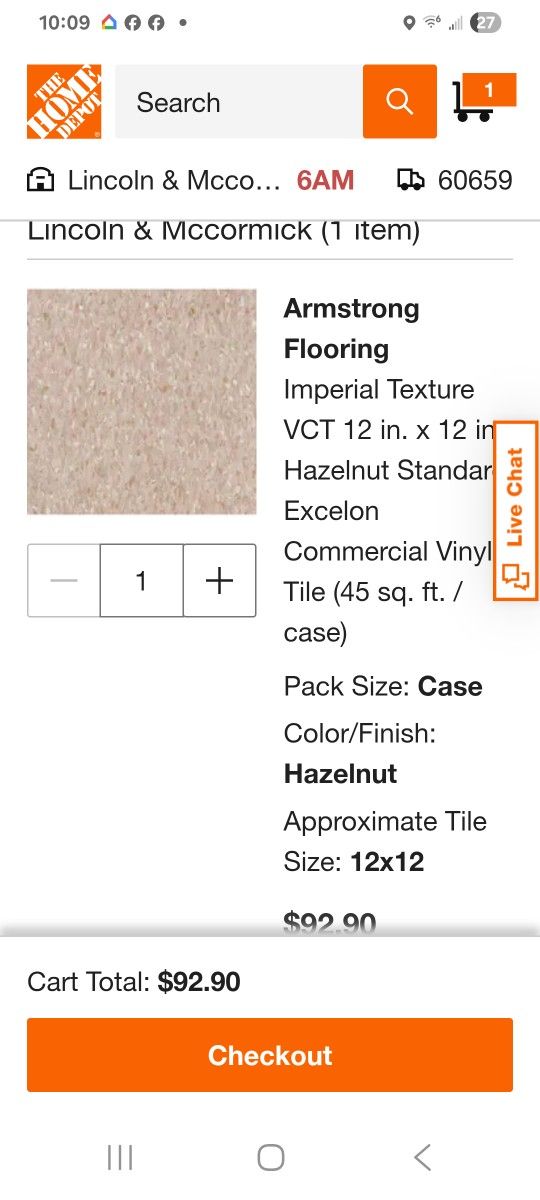 Vinyl Commercial Tiles