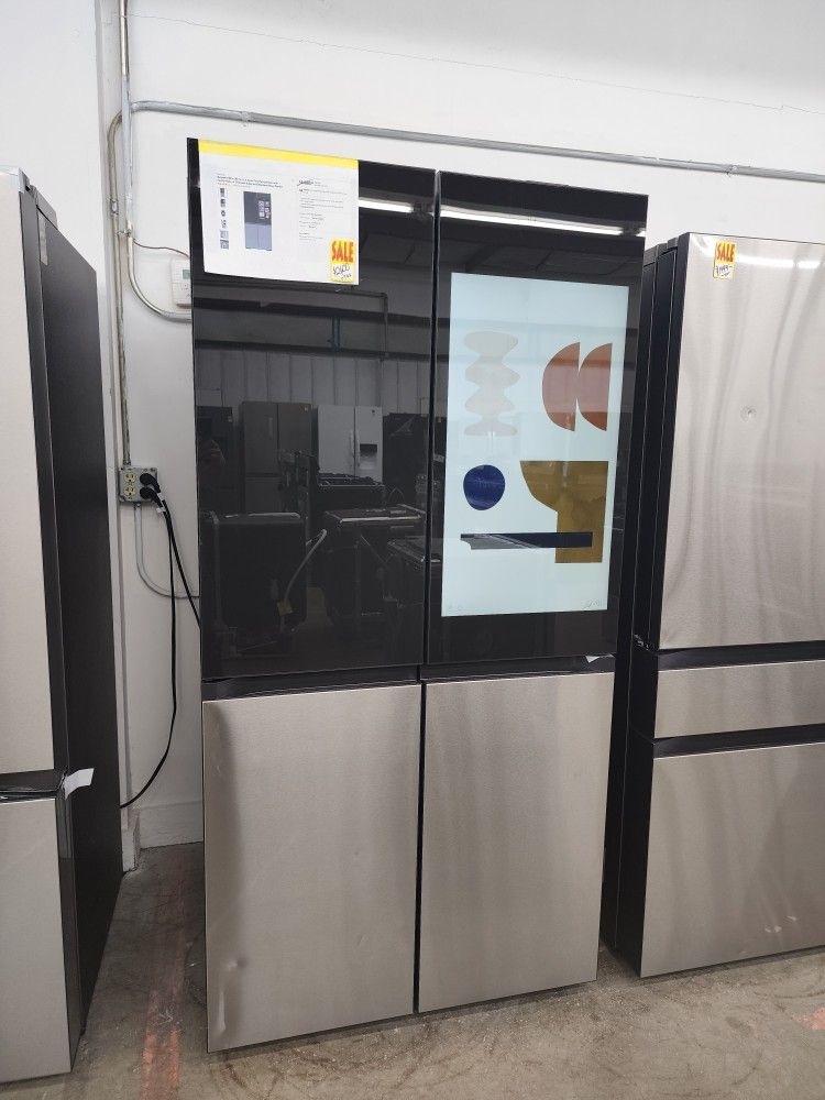Brand New Samsung Bespoke Family Hub 4 Door and Side by Side Refrigerator With Warranty