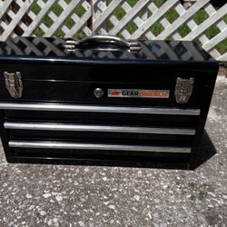 Vintage Sears GEARWRENCH Tool Box Chest Keys 4 Drawer W Top Tray Storage