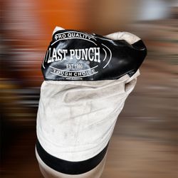 This is a Last Punch Heavy-Duty Canvas Boxing Punching Bag