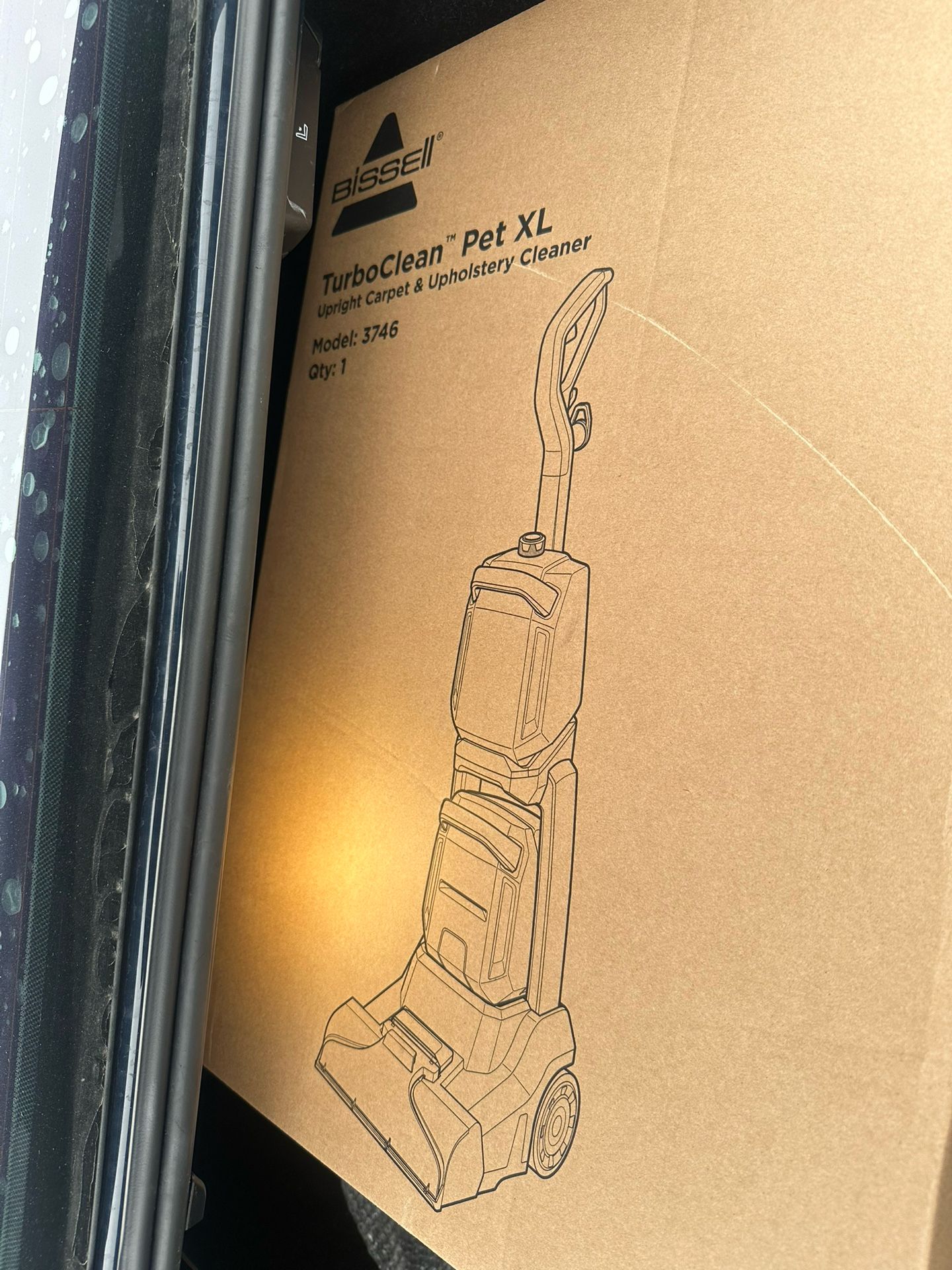 BISSELL TurboClean Pet XL Upright Carpet Cleaner, Upholstery Tough Stain Tool & Formula included, 3746