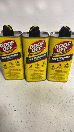 Goof Off  Pro Strength Remover  3 bottles Only $10