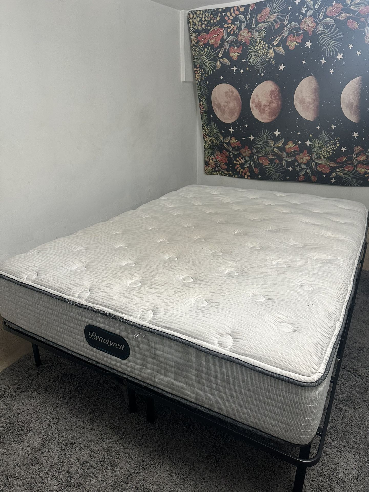 Beautyrest Mattress medium level with the frame.