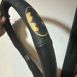 Batman DC Comics Steering Wheel Leather Cover