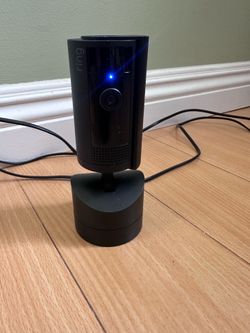 Ring Pan-Tilt 360 Full View Indoor Camera w/mounting bracket