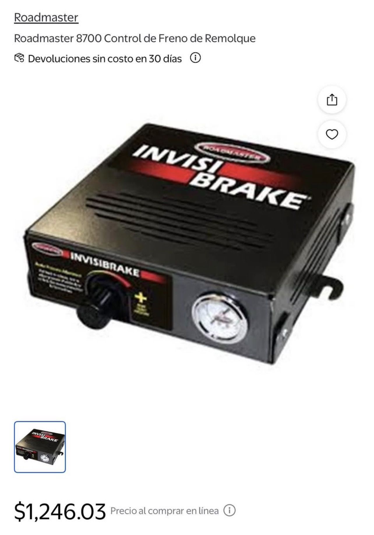 Roadmaster INVISIBRAKE Hidden Braking System 8700