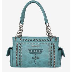 Montana West Whipstitch Studs Concealed Carry Satchel