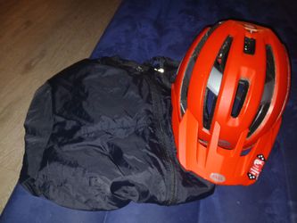 Bell Red/Gray helmet And 2XL Nylon Spandex