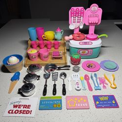 Pretend Kitchen Play Set Toys