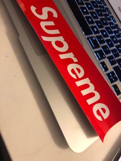Supreme sticker