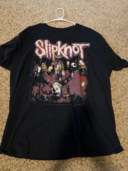 Black Slipknot band tee